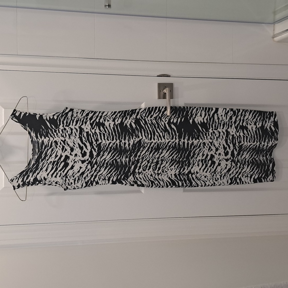 Animal print maxi dress size XS